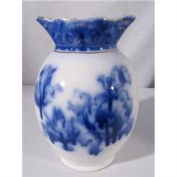Flo Blue Vase/Hot Water carrier c1875 #1495691