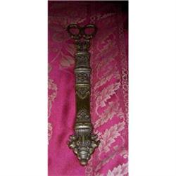 Big pair of scissors in bronze sheath #1495698