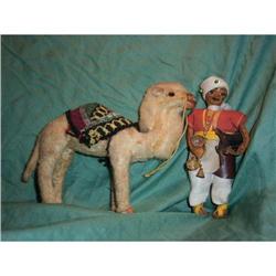 Vintage Marocan waterseller with his dromedary #1495728