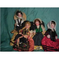 4 celluloid french dolls #1495729