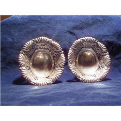 2  Dutch Silver Bonbon Dishes #1495771