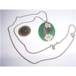 Silver Enamelled Pendant #1495785