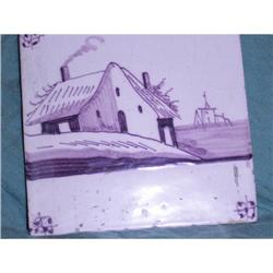 Antique Dutch Tile #1495790