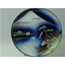 IMARI PLATE   "MT. FUJI" #1495858