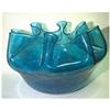 Very Large Crackle Glass Rose Bowl #1495870