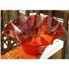 Crackle Glass flared Top Bowl #1495873
