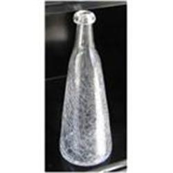 Crackle Glass Crystal Bottle #1495875