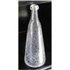 Crackle Glass Crystal Bottle #1495875