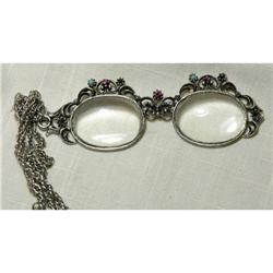 Ladies Pince-Nez  Type Spectacles on Chain #1495927
