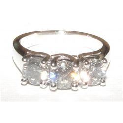 Diamonds ENGAGEMENT RING 3 STONE DIAMOND #1496060