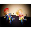 Image 1 : Wind Up Toy Boy & Girl On Tricycle #1496096