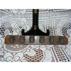 Hand Carved Maple Sugar Candy Mold #1496116