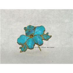 Chinese Whole Flower Feather Hairpin  #1496131