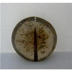 Clear Light Brown Color Round Crystal Pendant #1496154