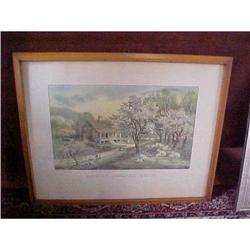 Currier & Ives Print; No. 151,Nassau St.NY #1496220