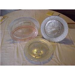 Depression glass; (Miss America)(crystal)  #1496281
