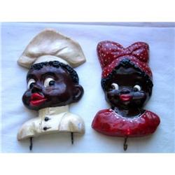 Kitchen towels holders Pair husband and wife #1496352