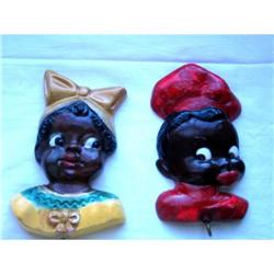 Kitchen towels holders Pair husband and wife #1496353