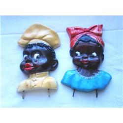Kitchen towels holders Pair husband and wife #1496371