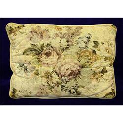 Plush Rose Embroidered Throw Pillow #1496379