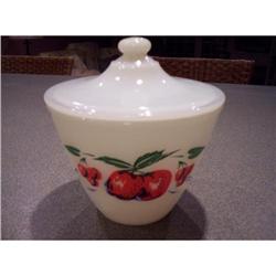 Fire King Apple Grease Jar #1496433