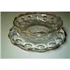 Image 1 : Crystal- Gold Trimmed Bowl/Plate #1509855