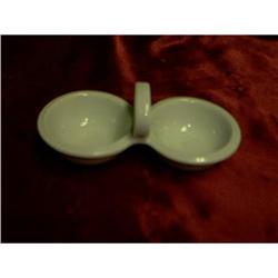 Porcelain 2 bowl Dish with Handle  #1510019