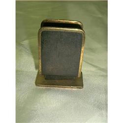 Brass with BlackTrimmed Mail/Card Holder #1510021