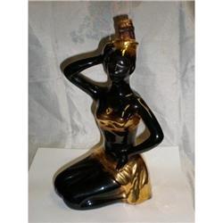 Genuine Italian Majolica Liquor Bottle #1510025