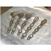 Image 1 : Set of 5 Weathered Decorative Spoons and Fork  #1510053