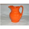 Image 1 : Beautiful Orange Porcelain Pitcher.  #1510061