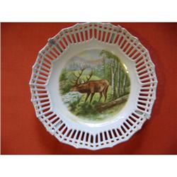 Reticulat porelain wildlife German vintage numb#1510102