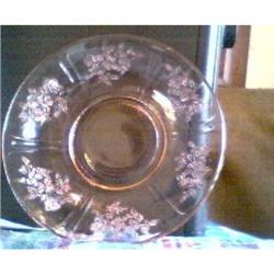 Saucer, Depression Glass, Pink, Federal, Sharon#1510128