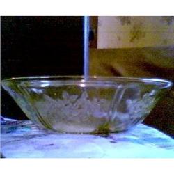 Bowl, Vegetable, Depression Glass, GREEN IN #1510136