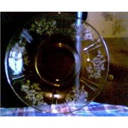 Saucer, size 6-inch, Depression Glass, AMBER IN#1510138