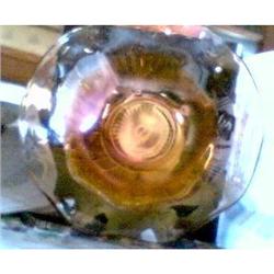 BOWL, LARGE CANDY, CARNIVAL GLASS, YELLOW #1510144