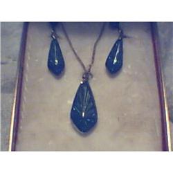 OLD RHINESTONE NECKLACES AND EARRINGS #1510149