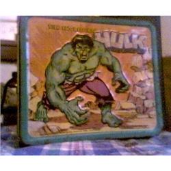 THE INCREDIBLE HULK LUNCH BOX WITH THERMOS #1510176