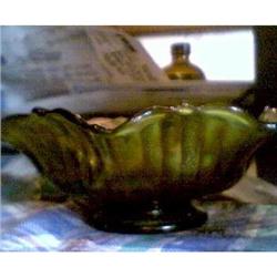 BEAUTIFUL STIPPLED RAYS CARNIVAL GLASS BOWL BY #1510199