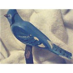 WOODEN BLUE BIRD #1510210