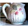 Image 1 : OLD VINTAGE RASBERRY TEAL BLUE PITCHER #1510212
