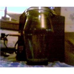 UNIQUE AND BEAUTIFUL CLEAR GREEN VASE #1510217