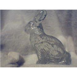 Glass Rabbit Candy Container #1510219