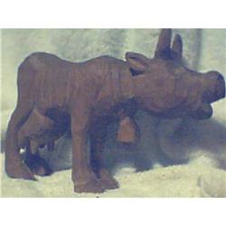 COW, WOOD CARVING #1510220