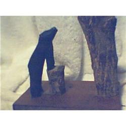 BEAR CARVING FROM WOOD #1510221