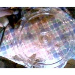 BEAUTIFUL DEPRESSION GLASS CLEAR CAKE PLATE, #1510228