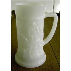 Tiara White Glass Mugs-4 #1510291