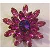 Image 1 : Pink Rhinestone Brooch #1510333