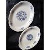 Image 1 : DRESDEN IMPERIAL BLUE PLATTERS-VINTAGE-HOMER #1510368