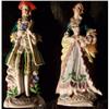 Image 1 : VINTAGE PAIR OF VICTORIAN FIGURINES - JAPAN #1510373